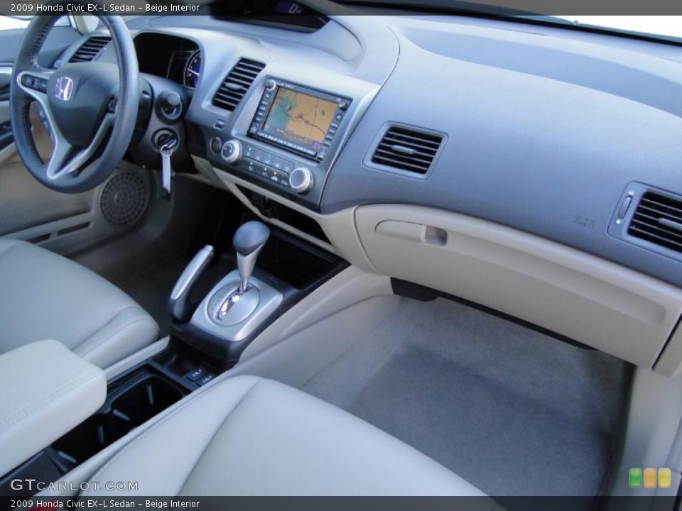 Beige Interior Photo for the 2009 Honda Civic EX-L Sedan #40899609