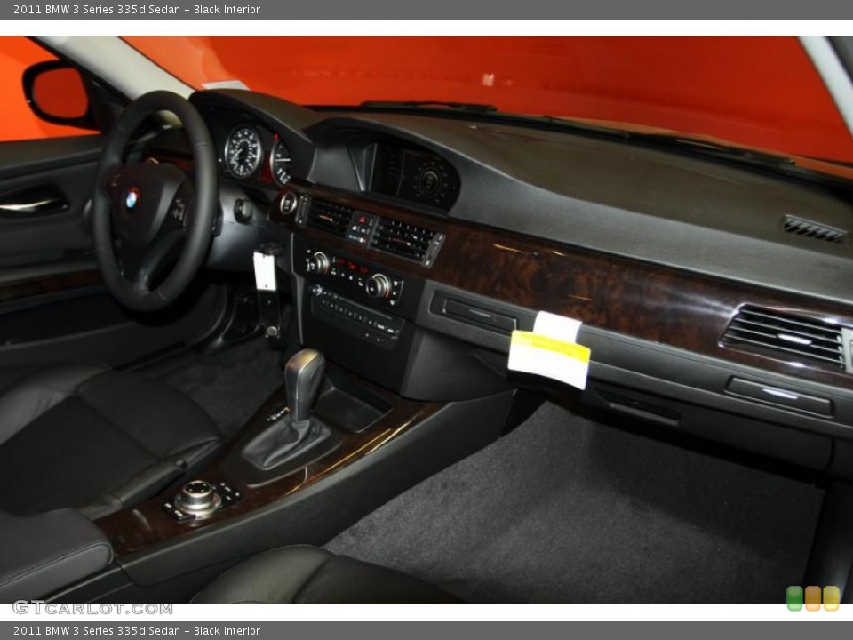 Black Interior Dashboard for the 2011 BMW 3 Series 335d Sedan #40903721