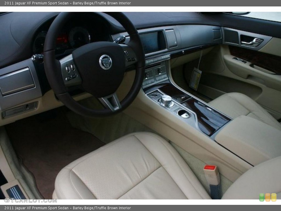 Barley Beige/Truffle Brown Interior Prime Interior for the 2011 Jaguar XF Premium Sport Sedan #40904253