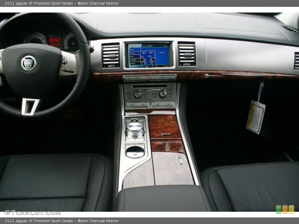 Warm Charcoal Interior Dashboard for the 2011 Jaguar XF Premium Sport Sedan #40904765