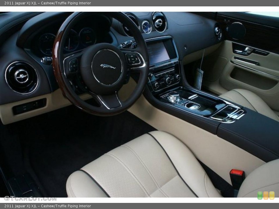 Cashew/Truffle Piping Interior Photo for the 2011 Jaguar XJ XJL #40905173