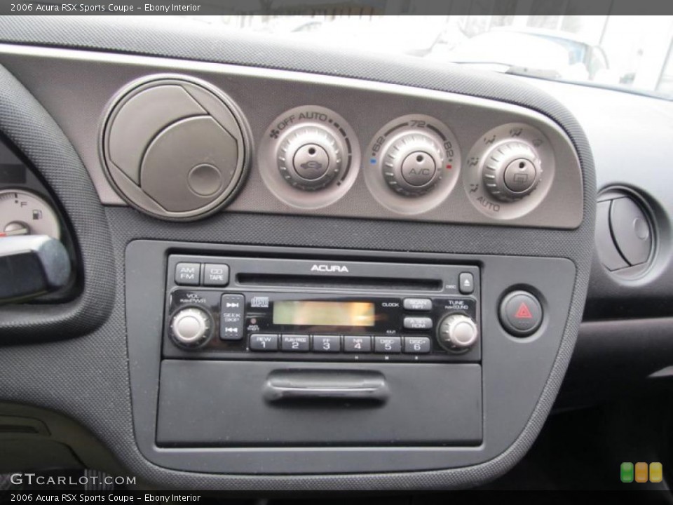Ebony Interior Controls for the 2006 Acura RSX Sports Coupe #40907945