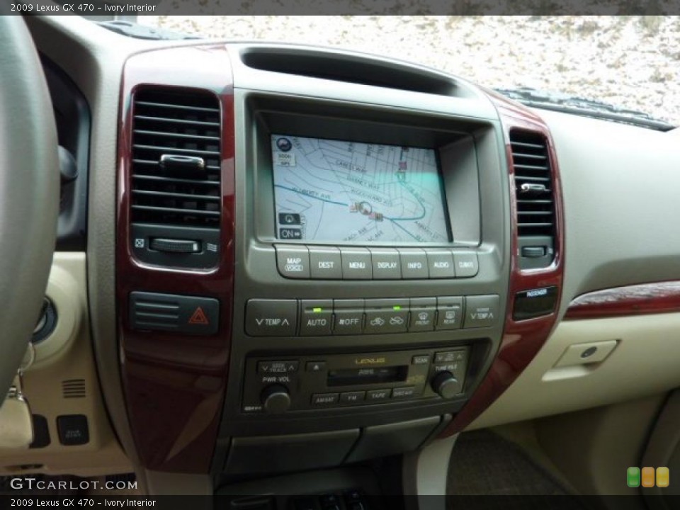 Ivory Interior Navigation for the 2009 Lexus GX 470 #40908213
