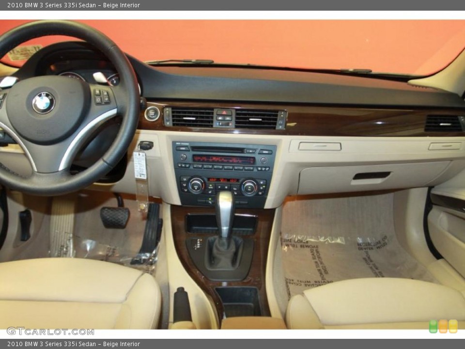 Beige Interior Prime Interior for the 2010 BMW 3 Series 335i Sedan #40911213
