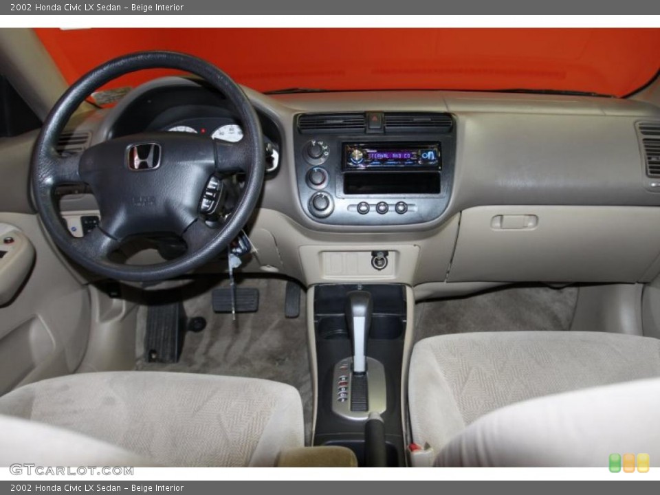 Beige Interior Photo for the 2002 Honda Civic LX Sedan #40911529