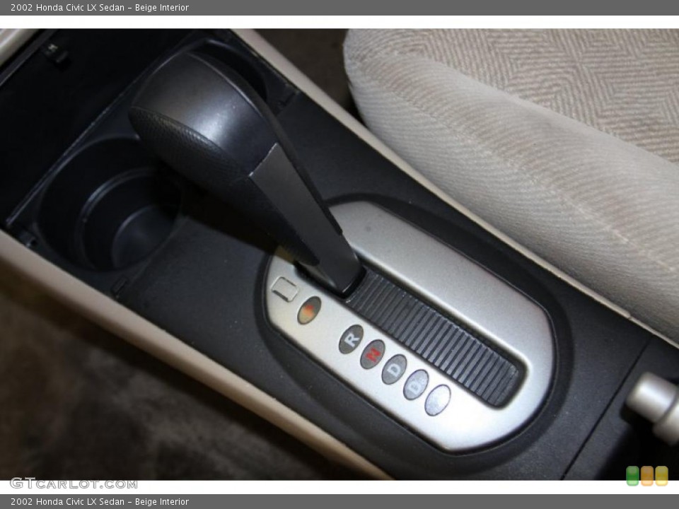Beige Interior Transmission for the 2002 Honda Civic LX Sedan #40911885