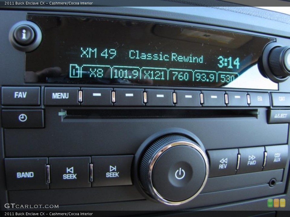 Cashmere/Cocoa Interior Controls for the 2011 Buick Enclave CX #40912809