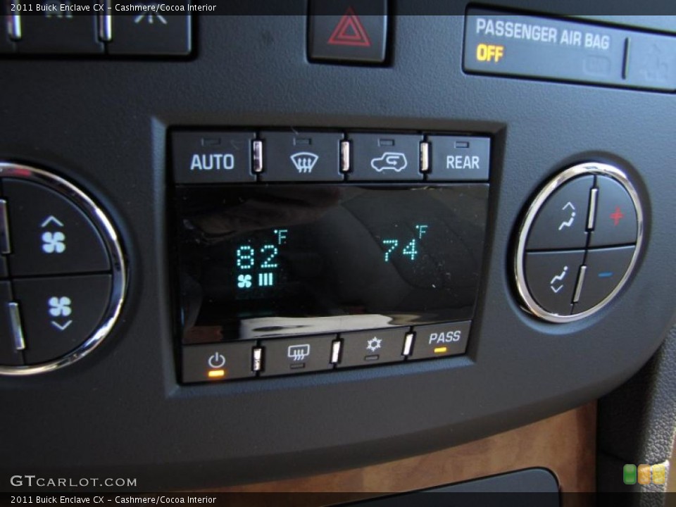 Cashmere/Cocoa Interior Controls for the 2011 Buick Enclave CX #40912825