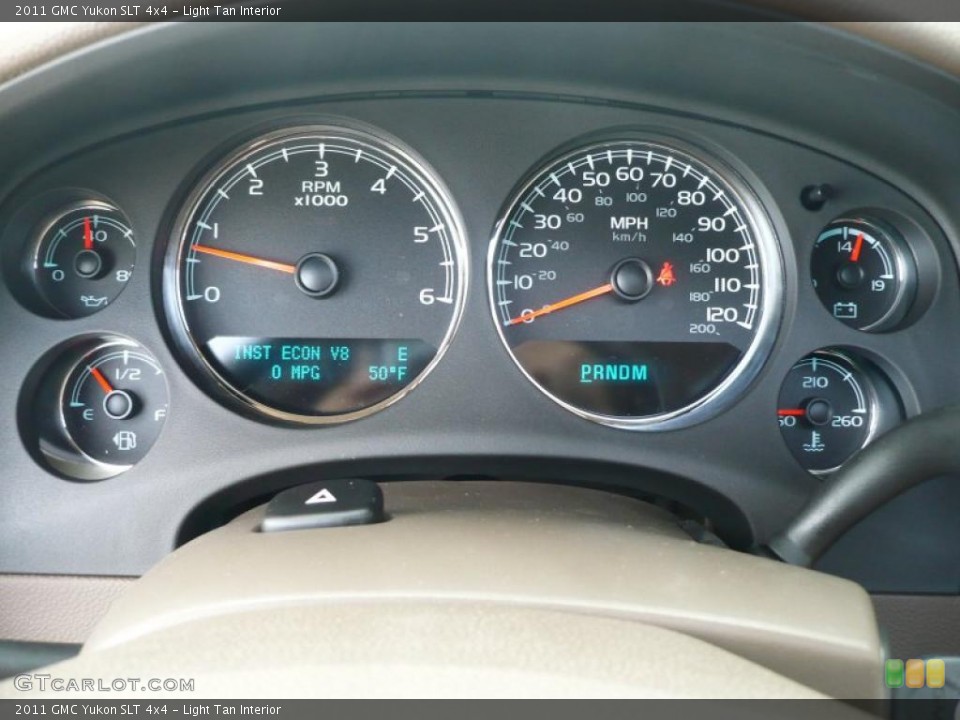 Light Tan Interior Gauges for the 2011 GMC Yukon SLT 4x4 #40913333