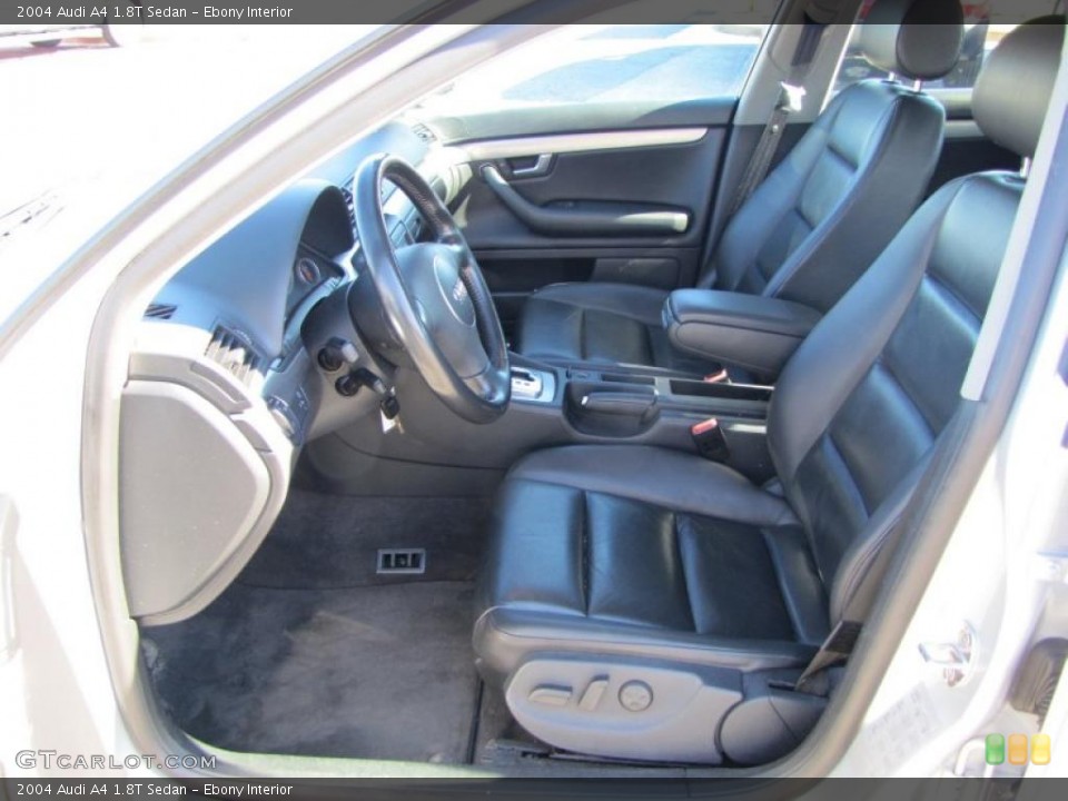 Ebony Interior Photo for the 2004 Audi A4 1.8T Sedan #40914781