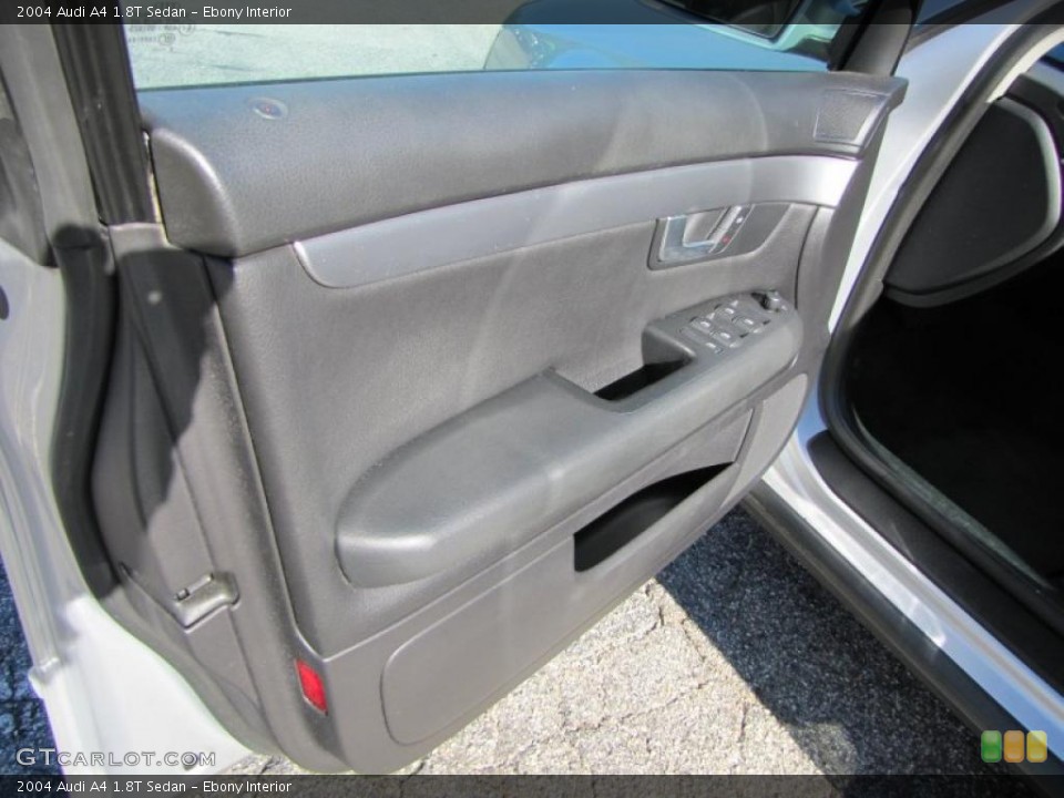 Ebony Interior Door Panel for the 2004 Audi A4 1.8T Sedan #40914797