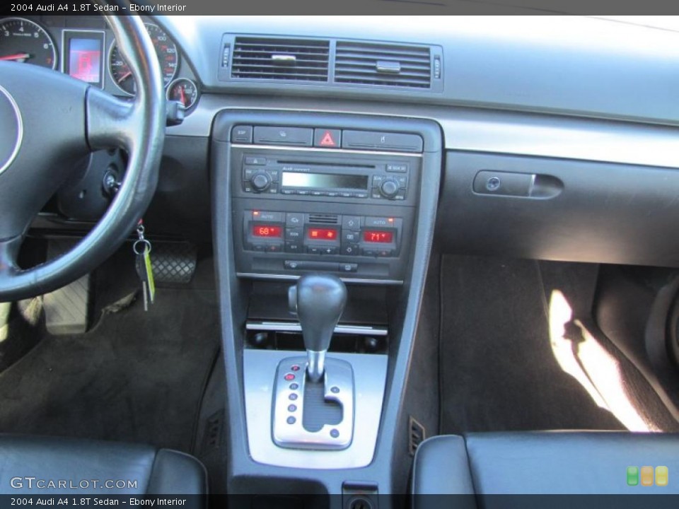 Ebony Interior Controls for the 2004 Audi A4 1.8T Sedan #40914905