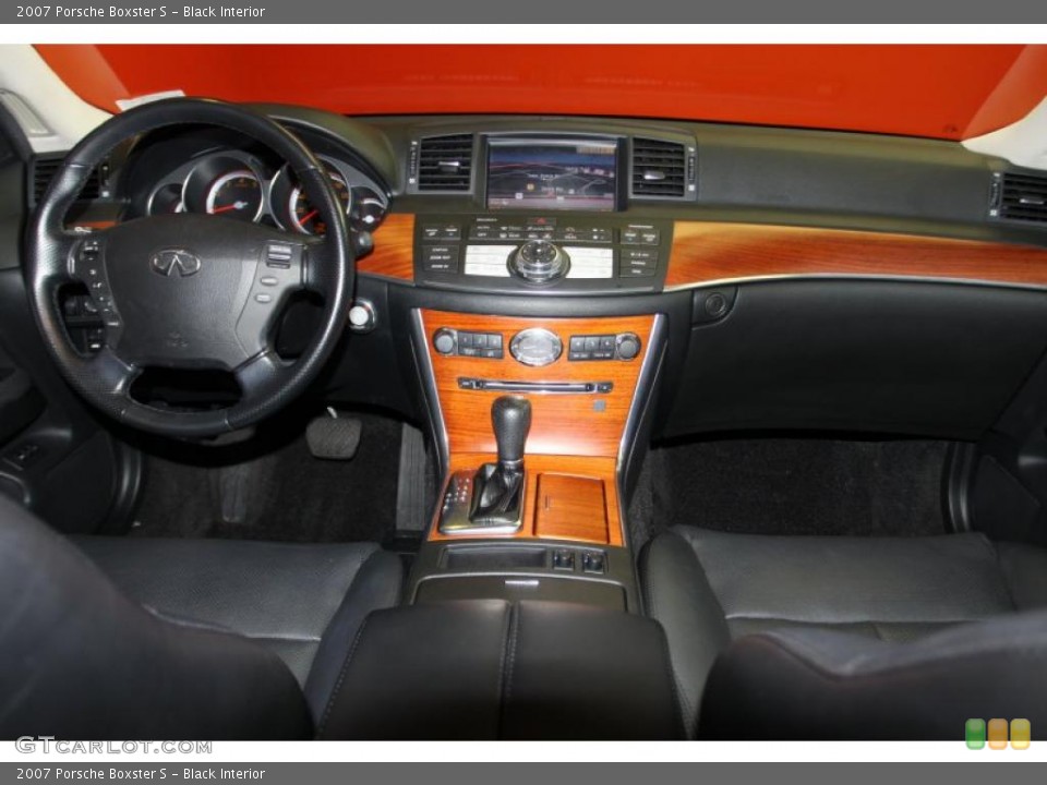 Black Interior Dashboard for the 2007 Porsche Boxster S #40915317