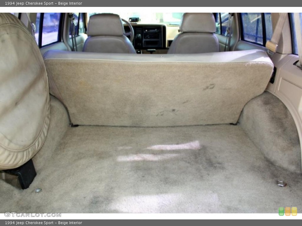 Beige Interior Trunk for the 1994 Jeep Cherokee Sport #40916505