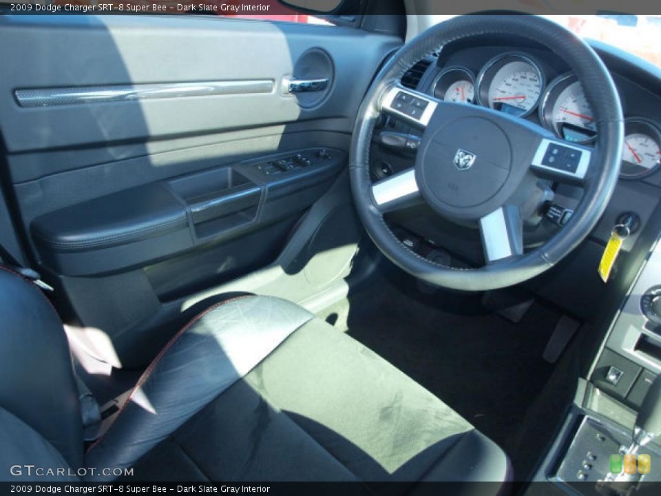 Dark Slate Gray Interior Steering Wheel for the 2009 Dodge Charger SRT-8 Super Bee #40917261