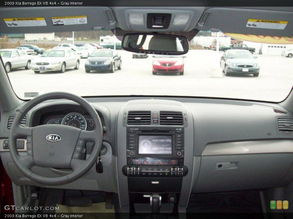 Gray Interior Dashboard for the 2009 Kia Borrego EX V8 4x4 #40917353