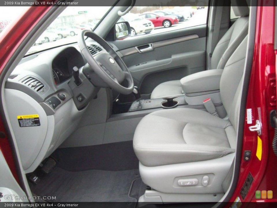 Gray Interior Photo for the 2009 Kia Borrego EX V8 4x4 #40917561