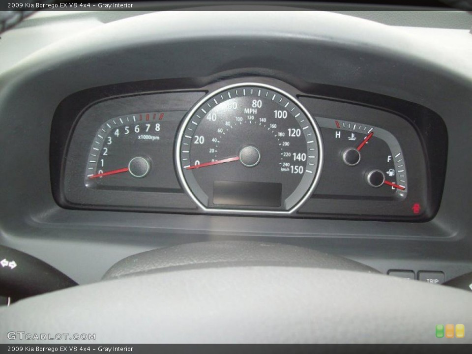 Gray Interior Gauges for the 2009 Kia Borrego EX V8 4x4 #40917657