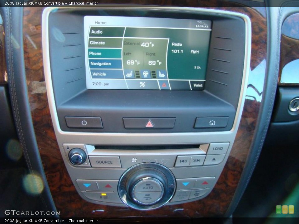 Charcoal Interior Navigation for the 2008 Jaguar XK XK8 Convertible #40918913