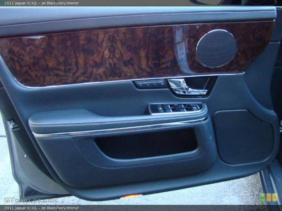 Jet Black/Ivory Interior Door Panel for the 2011 Jaguar XJ XJL #40919209