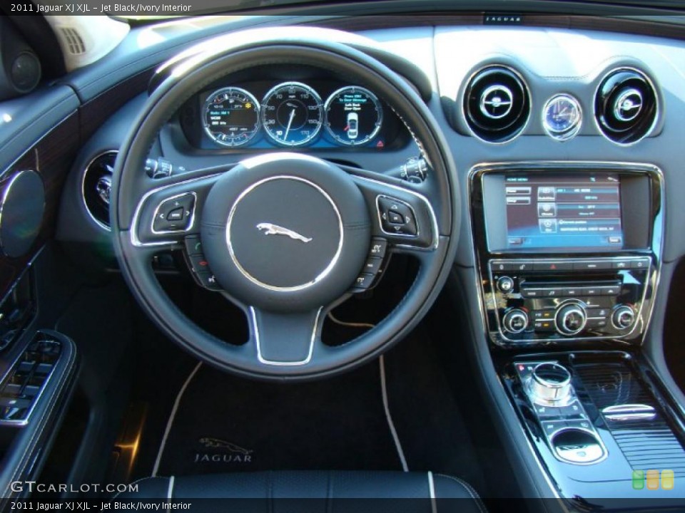 Jet Black/Ivory Interior Dashboard for the 2011 Jaguar XJ XJL #40919781