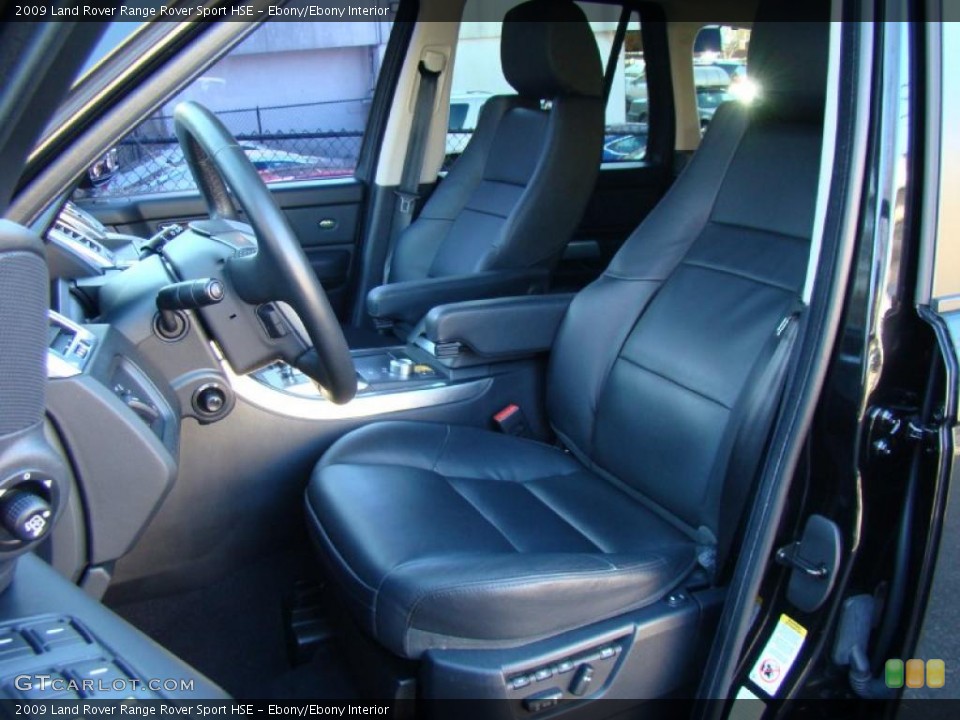 Ebony/Ebony Interior Photo for the 2009 Land Rover Range Rover Sport HSE #40920161