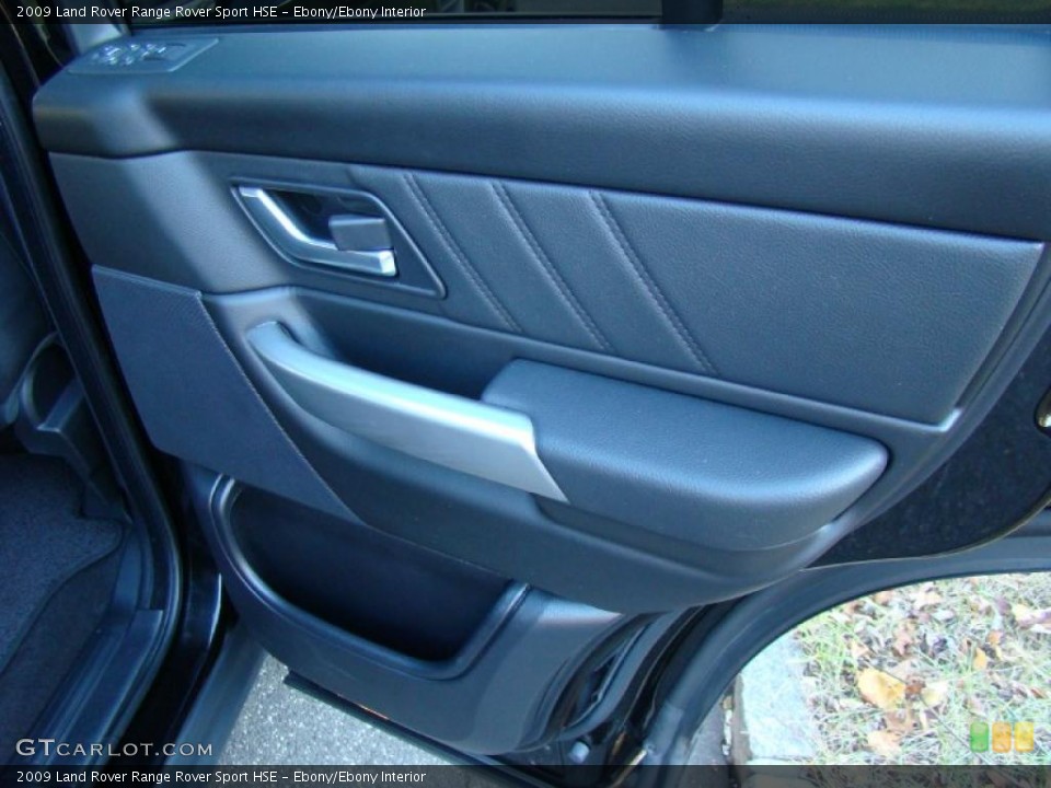 Ebony/Ebony Interior Door Panel for the 2009 Land Rover Range Rover Sport HSE #40920325