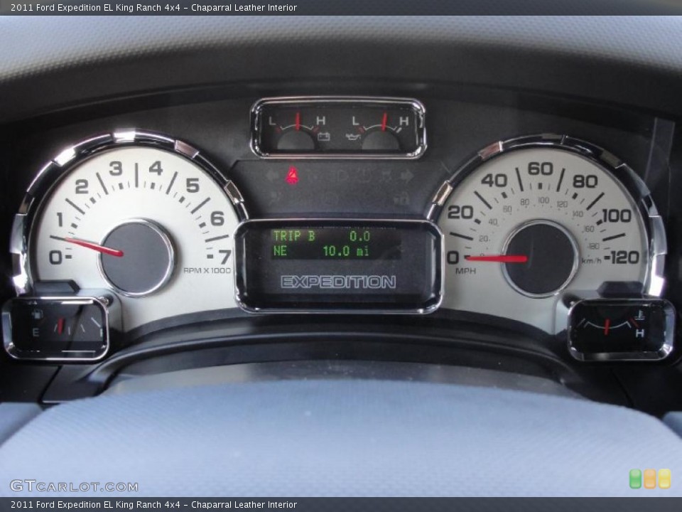 Chaparral Leather Interior Gauges for the 2011 Ford Expedition EL King Ranch 4x4 #40924100