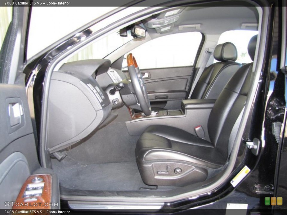 Ebony Interior Photo for the 2008 Cadillac STS V6 #40924312