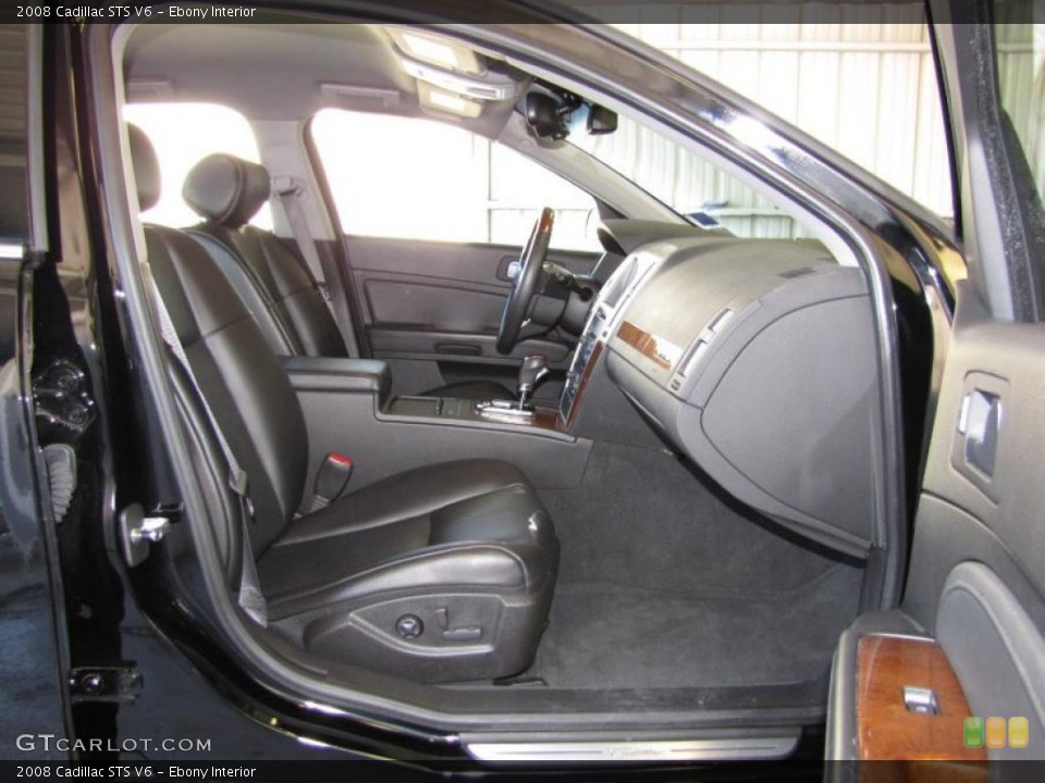 Ebony Interior Photo for the 2008 Cadillac STS V6 #40924325