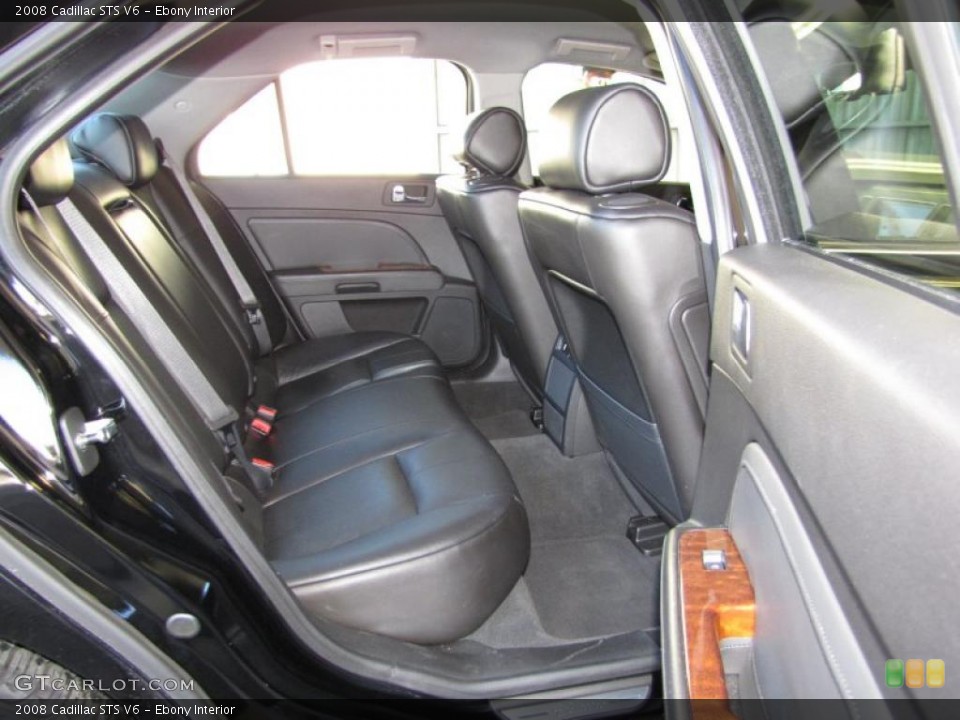 Ebony Interior Photo for the 2008 Cadillac STS V6 #40924344