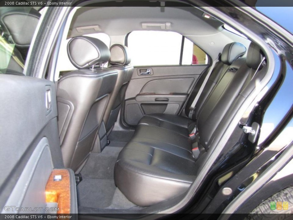 Ebony Interior Photo for the 2008 Cadillac STS V6 #40924356
