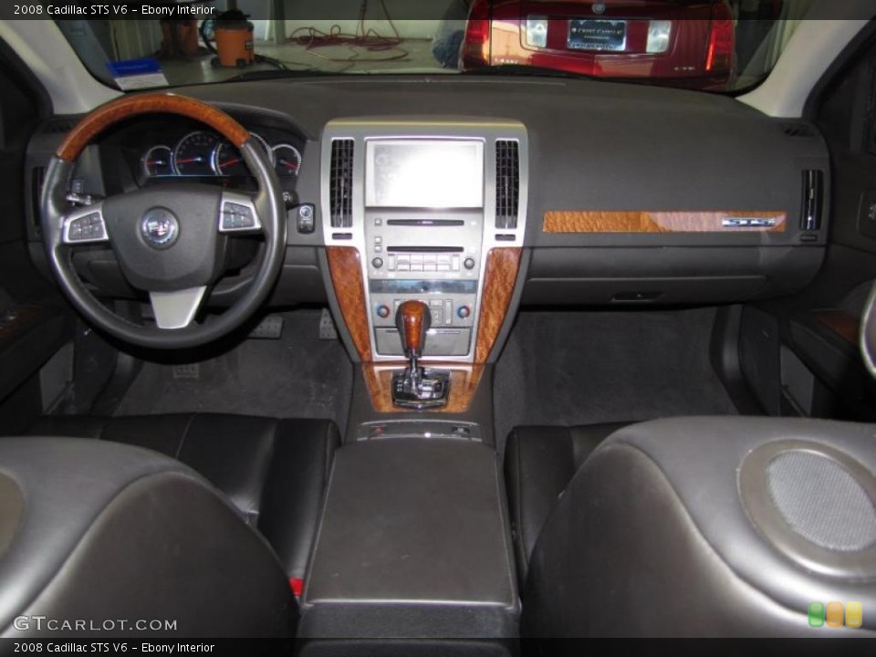 Ebony Interior Prime Interior for the 2008 Cadillac STS V6 #40924388