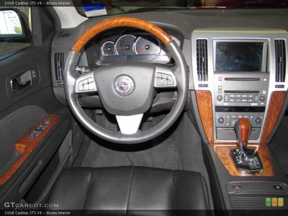 Ebony Interior Dashboard for the 2008 Cadillac STS V6 #40924404