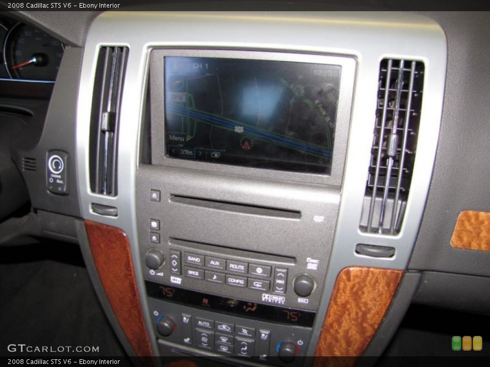 Ebony Interior Controls for the 2008 Cadillac STS V6 #40924420