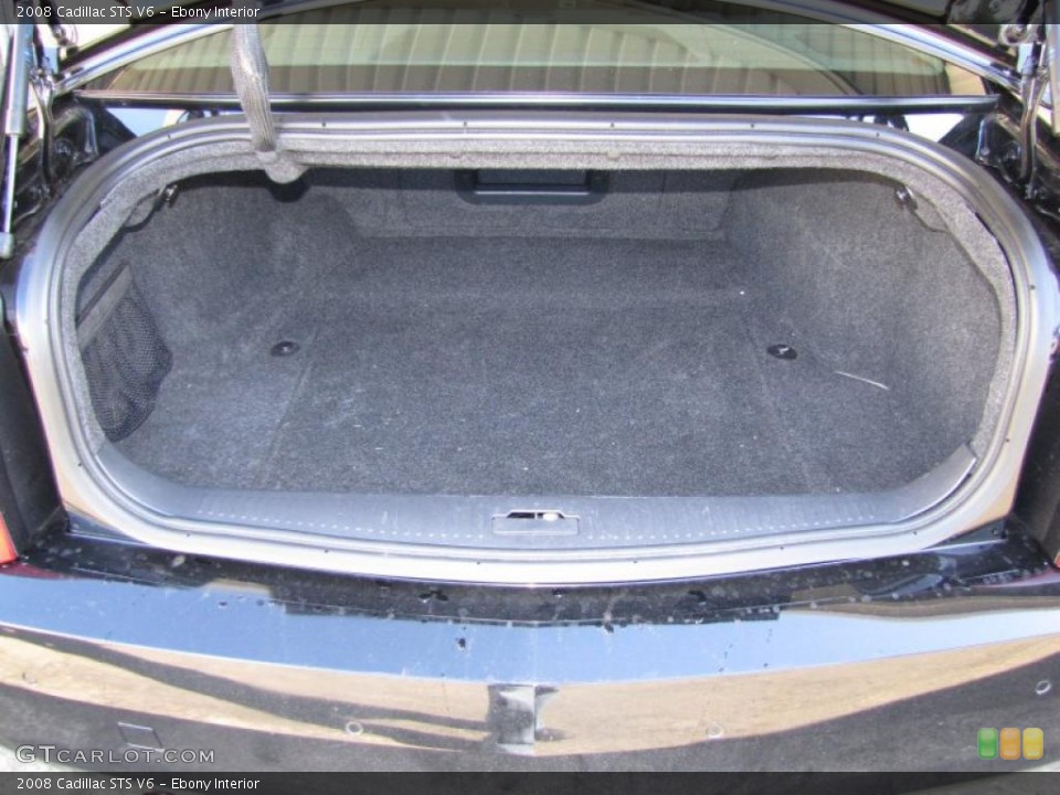 Ebony Interior Trunk for the 2008 Cadillac STS V6 #40924478