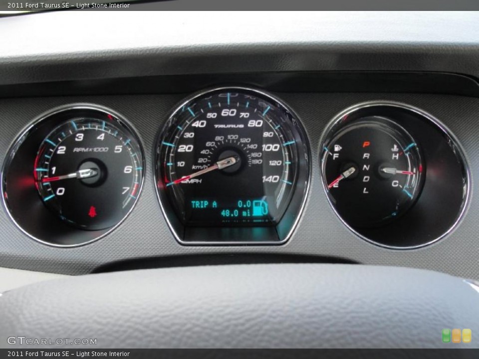 Light Stone Interior Gauges for the 2011 Ford Taurus SE #40926722