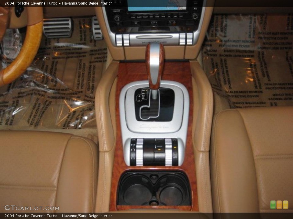 Havanna/Sand Beige Interior Transmission for the 2004 Porsche Cayenne Turbo #40928786