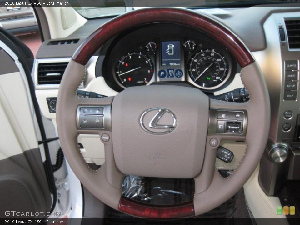 Ecru Interior Steering Wheel for the 2010 Lexus GX 460 #40929378