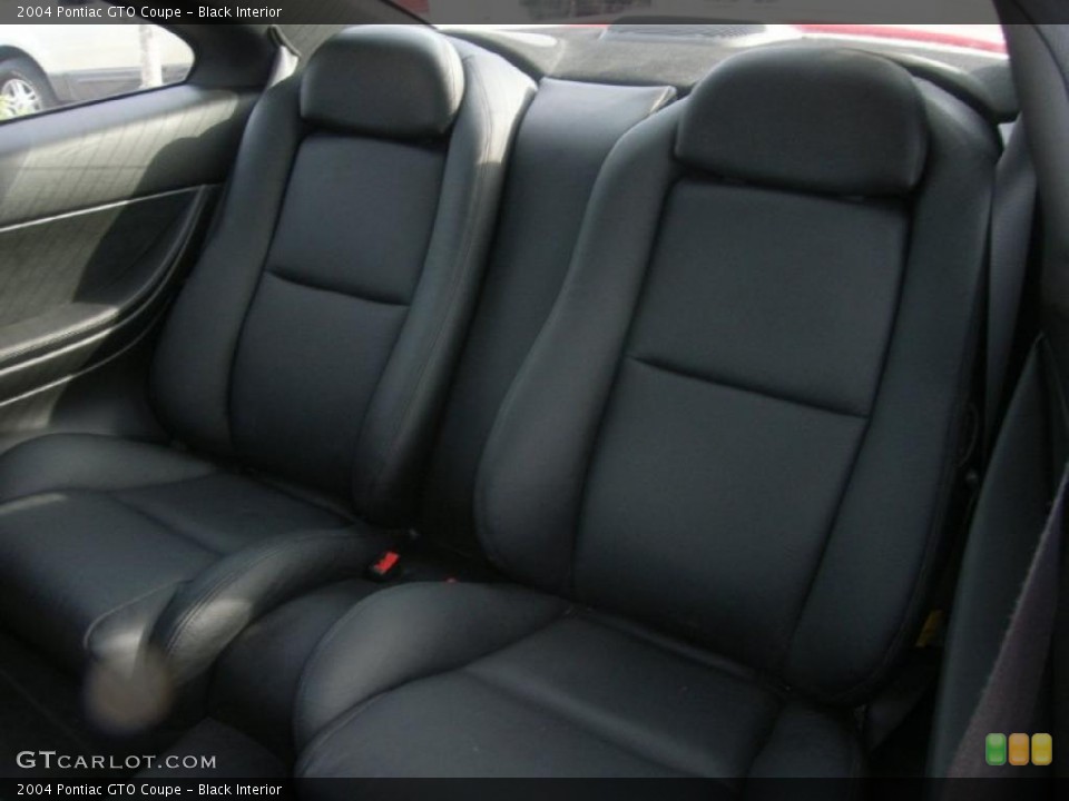 Black Interior Photo for the 2004 Pontiac GTO Coupe #40930598