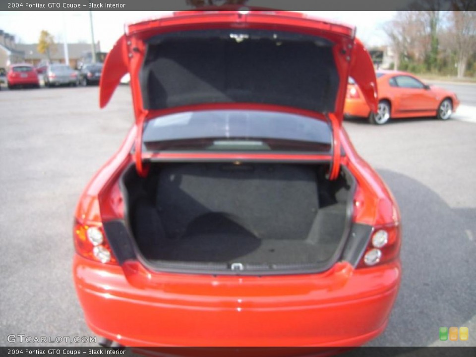 Black Interior Trunk for the 2004 Pontiac GTO Coupe #40930610