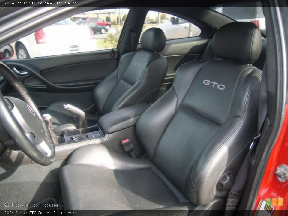 Black Interior Photo for the 2004 Pontiac GTO Coupe #40930678