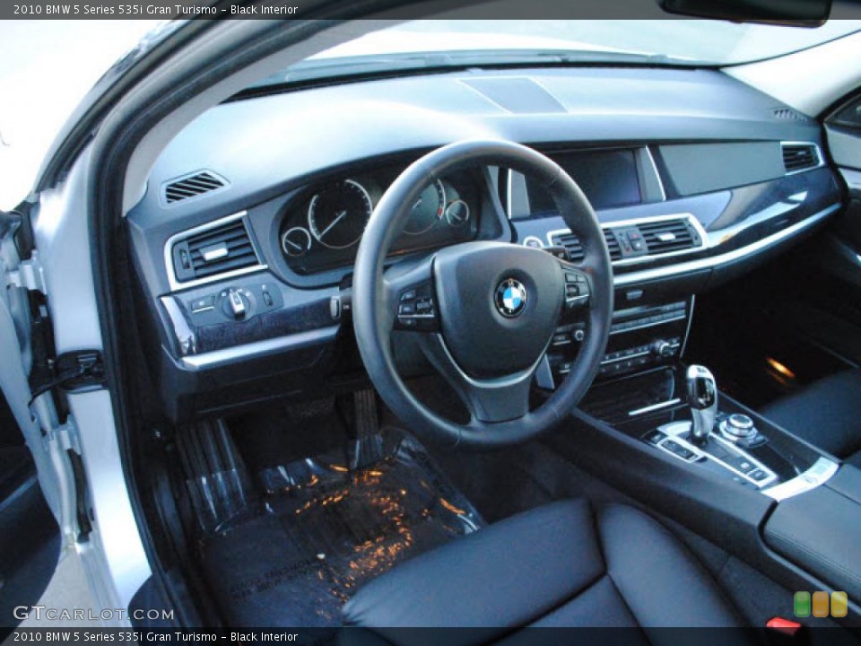 Black Interior Prime Interior for the 2010 BMW 5 Series 535i Gran Turismo #40932414