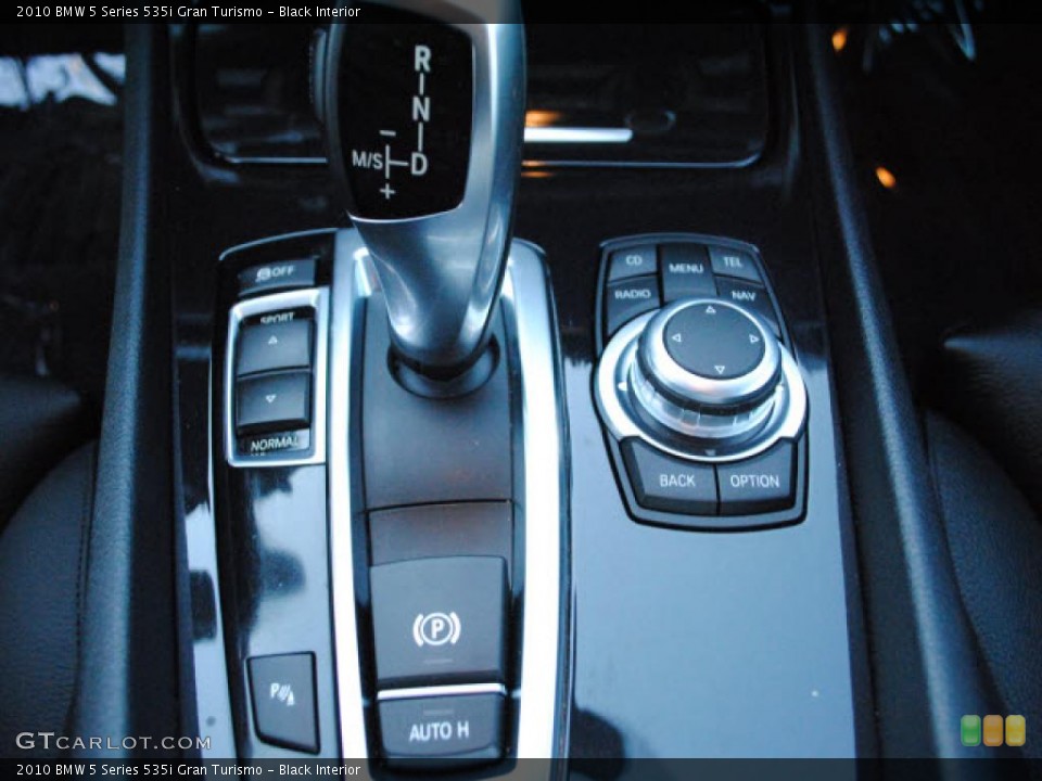 Black Interior Transmission for the 2010 BMW 5 Series 535i Gran Turismo #40932538