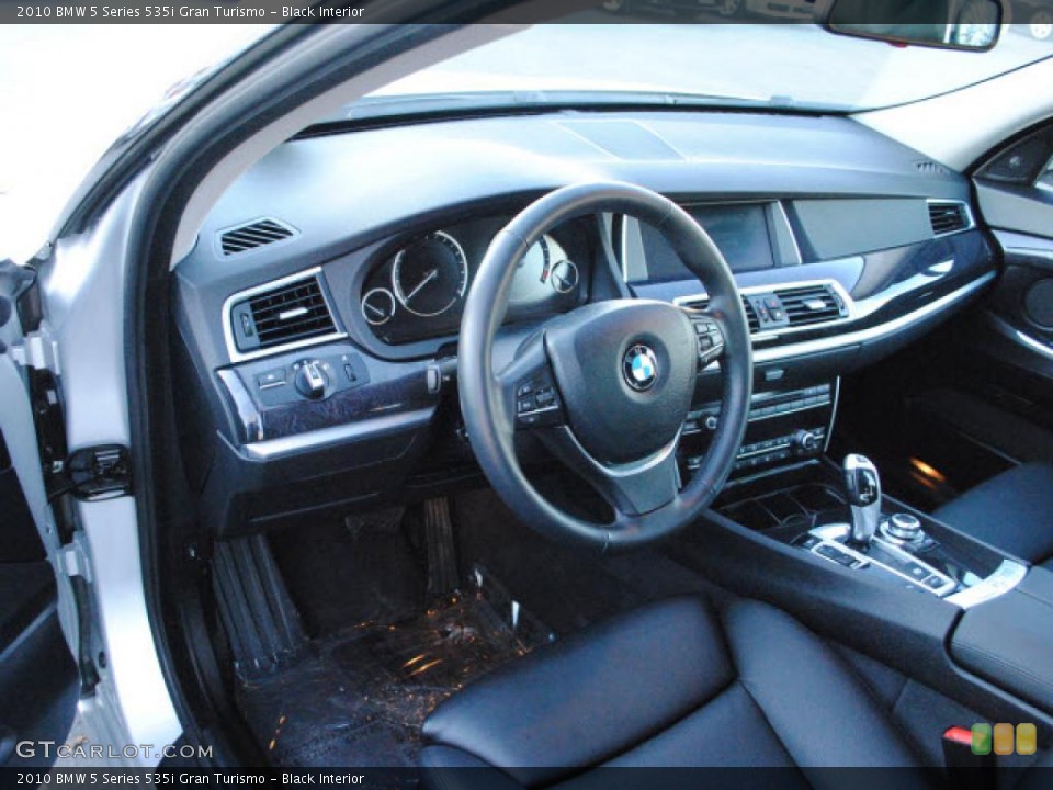 Black Interior Prime Interior for the 2010 BMW 5 Series 535i Gran Turismo #40932782