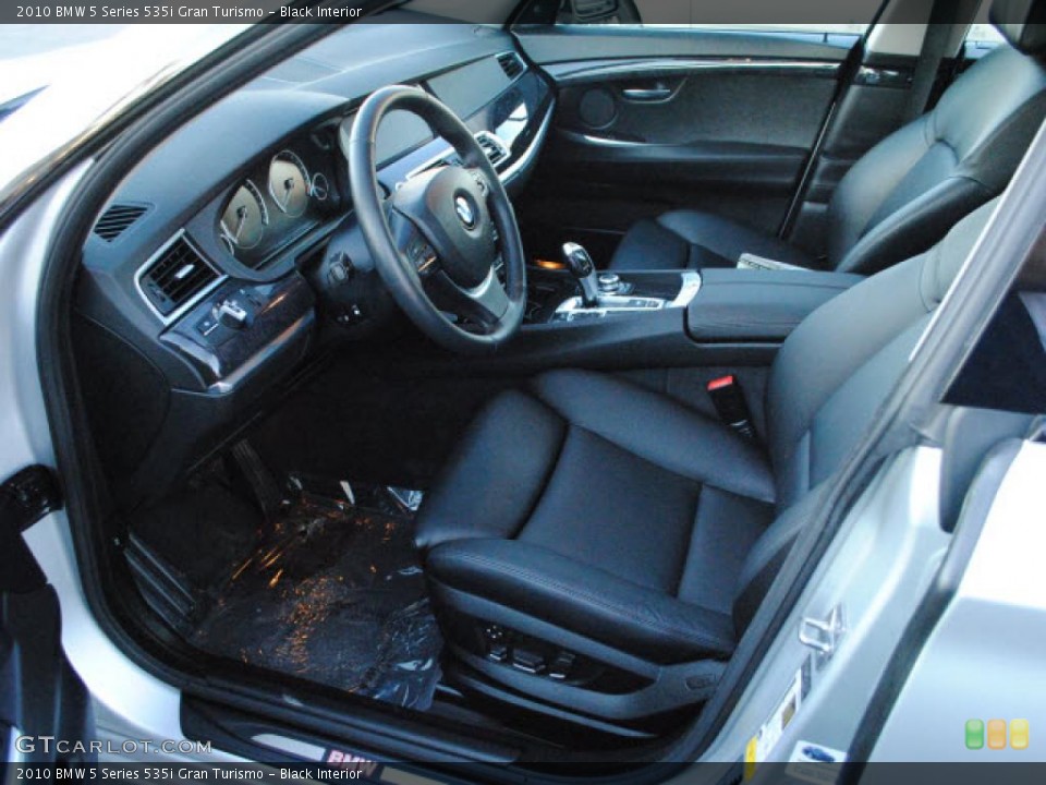 Black Interior Photo for the 2010 BMW 5 Series 535i Gran Turismo #40932798