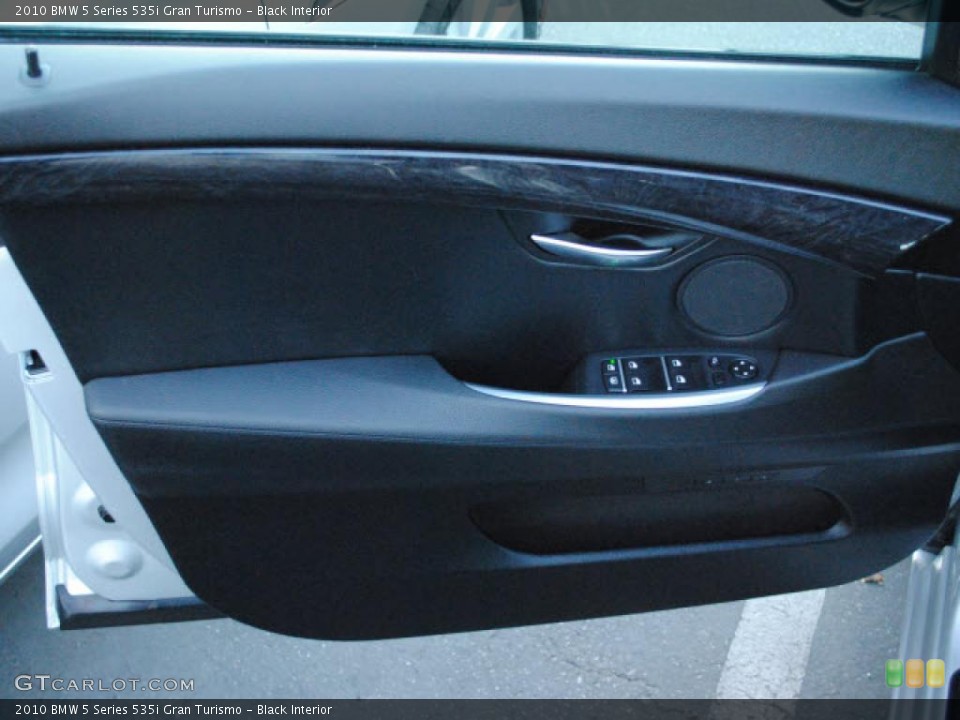 Black Interior Door Panel for the 2010 BMW 5 Series 535i Gran Turismo #40932814