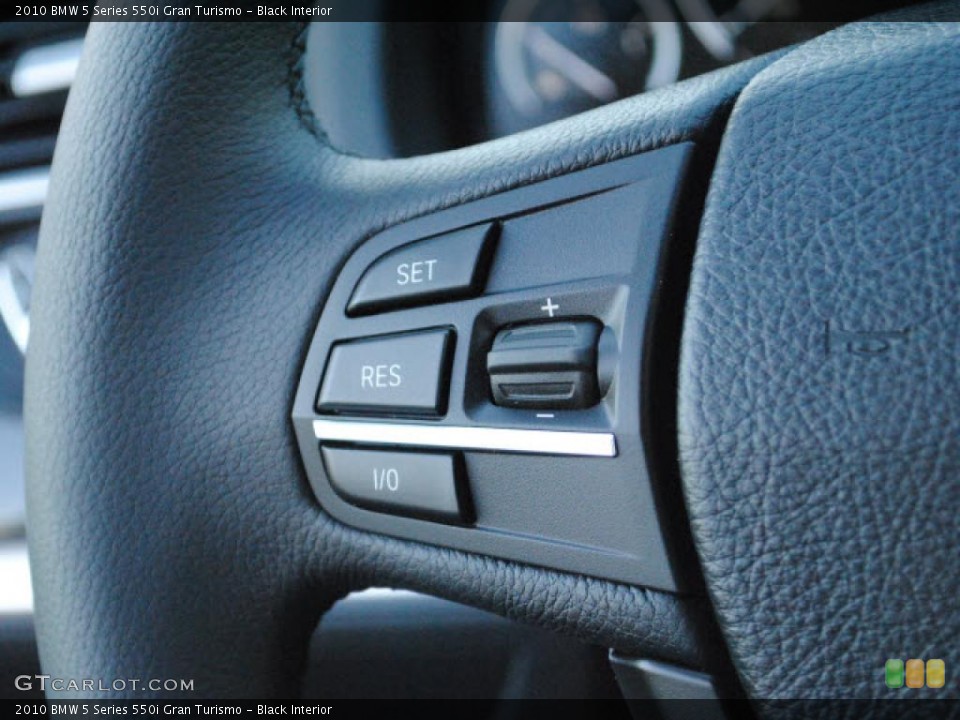Black Interior Controls for the 2010 BMW 5 Series 550i Gran Turismo #40933346