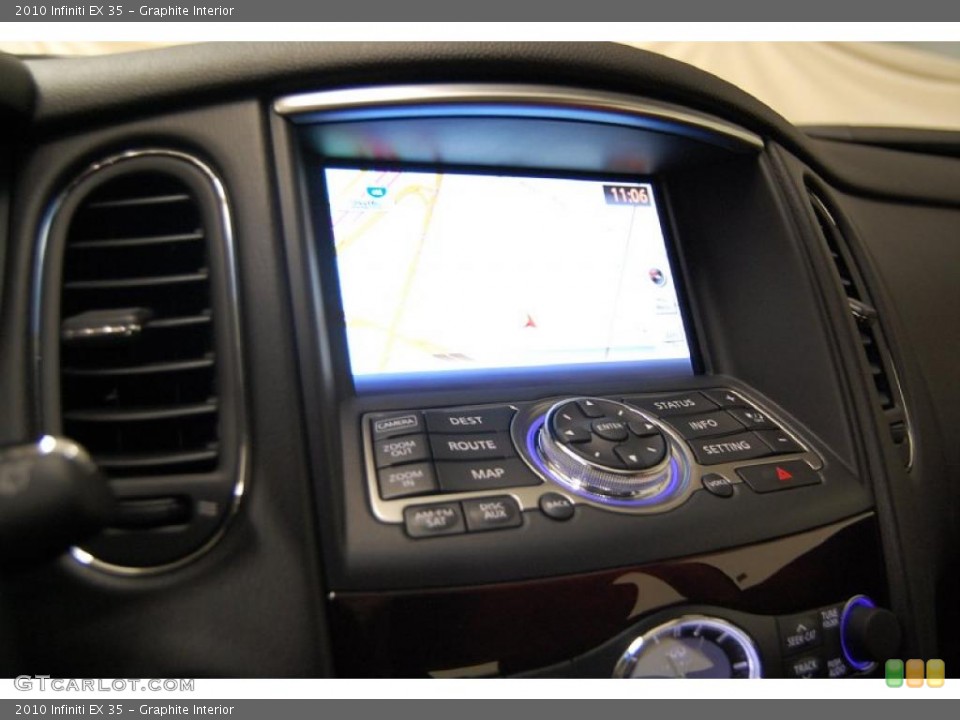 Graphite Interior Navigation for the 2010 Infiniti EX 35 #40935790