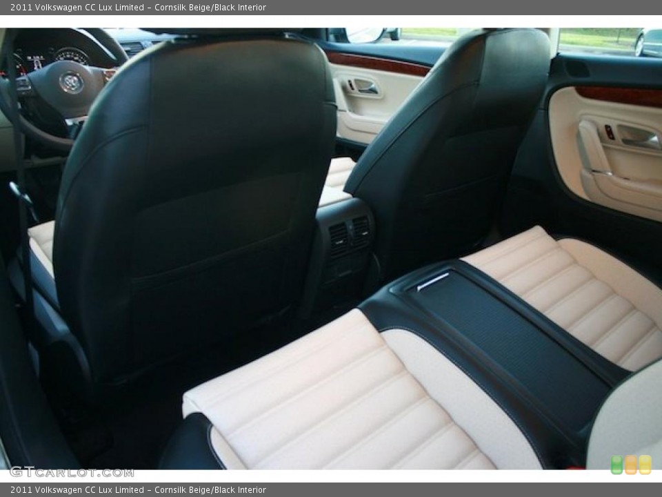 Cornsilk Beige/Black Interior Photo for the 2011 Volkswagen CC Lux Limited #40937830